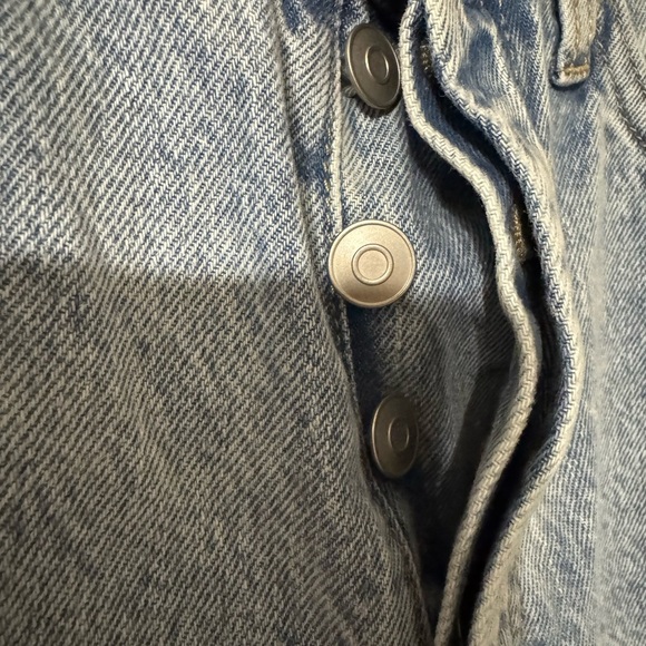 Wild Fable High Rise Curvy Straight Jeans Size 8 NWT 32" Inseam Blue Denim - Picture 3 of 11